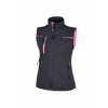 Gilet de travail sans manches SATURN Femme - Gris/Fuchsia image 0