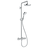 Colonne de douche thermostatique Showerpipe Croma Select S180 - chrome - 2 jets image
