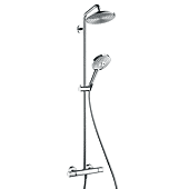 Colonne de douche thermostatique Showerpipe Raindance Select - chrome - 1 jet image