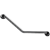 Barre d'appui coudĂ©e 135° Ă32 - Inox - 3 points de fixations 400x400mm image
