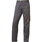 Pantalon de travail Panostyle gris-orange polyester/coton image