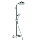 Colonne de douche thermostatique Showerpipe Croma Top 280 - chrome - 1 jet image