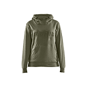 Sweat de travail à capuche imprimé 3D femme 3560 - Vert automne image