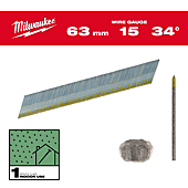 CLOUS DE FINITION GAUGE 15 TÊTE DE FINITION LÉGÈRE image