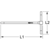 Clé mâle à poignée en T TORX®, T20 image 0