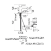 Mitigeur bidet Ancoswing 2 - chrome image 1