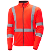 Veste de travail zippée polaire haute visibilité UC-ME - Rouge  image 0
