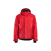 Veste de travail hiver stretch 2D 4881 - Rouge/rouge foncé image