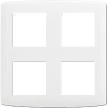 Plaque de finition polycarbonate - 2x2 postes - ESPRIT image