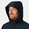 Veste de travail softshell zipée à capuche hiver OXFORD - Bleu marine image 4
