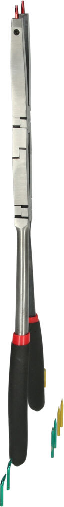 Pince à circlips extérieurs double articulation et pointes changeables,  L.345mm