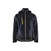 Veste de travail softshell stretch 2D 4749 - Marine foncé/Jaune image 0