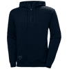 Sweat de travail à capuche 1/4 zippé ESSENTIAL - Bleu marine image 0