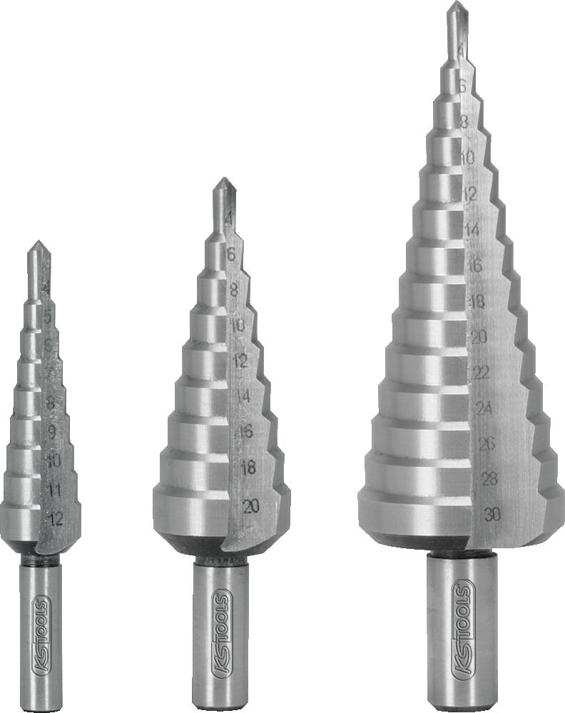 KS Tools - Coffret de 25 forets HSS-G meulés, Ø1,0-13,0 mm