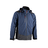 Veste de travail Softshell bicolore JOULE - BLEU FONCE/NOIR image