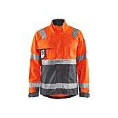 Veste de travail haute visibilité 4064 - Orange fluo/Anthracite image