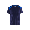 T-shirt de travail bicolore 3379 - Marine/Bleu roi image 0