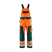 Combinaison de travail sans manches haute visibilité 2660 - Orange fluo/Vert image