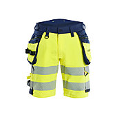 Short de travail haute visibilité stretch 4D 1120 - Jaune/Marine image
