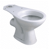Cuvette WC nue à sortie horizontale Bastia Blanc image 0