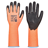 Gants Vis-Tex Cut à manchette longue Orange/Noir image
