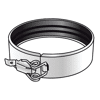 Clamp Ø 125mm blanc image 0