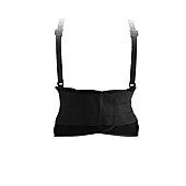 Ceinture lombaire LUMBAR BELT - Bretelles élastiquées + Scratch - Noir image