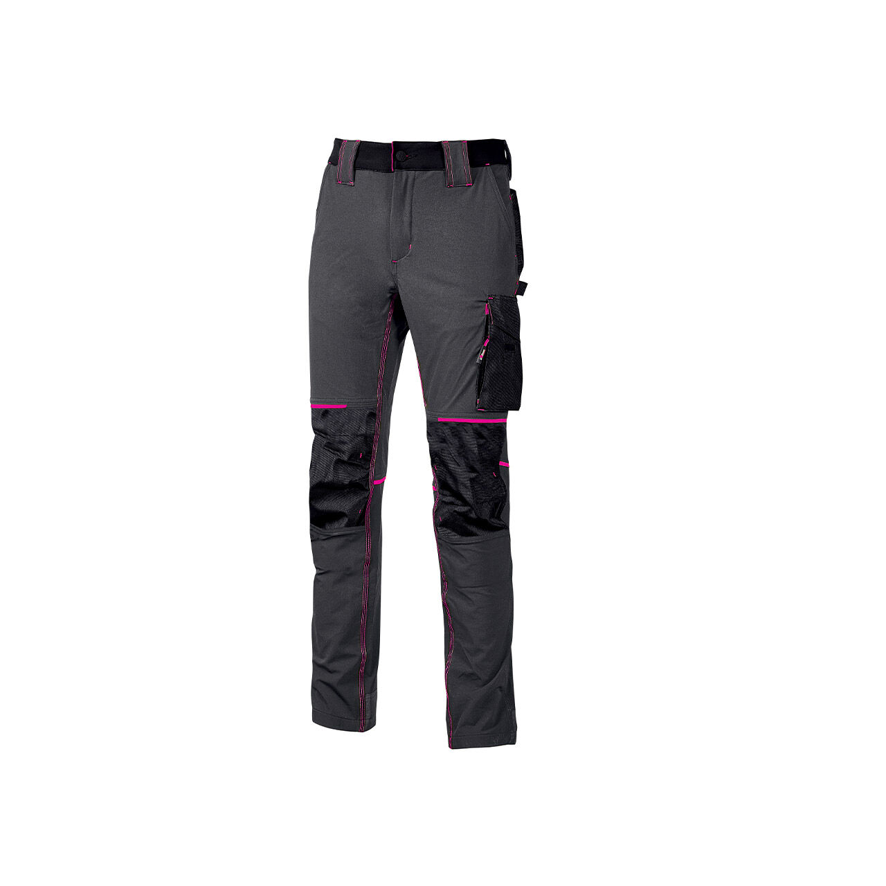 PANTALONS ATOM FEMME Grey Fuchsia - U-POWER - MisterMateriaux