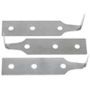 Jeu de 3 lames en inox, L. 25mm image 0