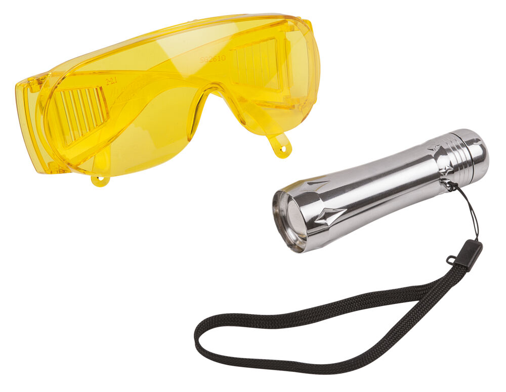 Lampe UV de détection de fuites de climatisation avec lunettes KS