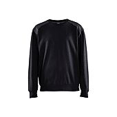 Sweat de travail col rond 3580 - Noir/Gris moyen image