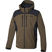Veste de travail softshell zippée à capuche KLARBO - Taupe/Noir image
