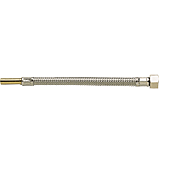 Flexible Tressé Inox Série PLUS - TUBE LISSE 300mm - Tuyau Ø8mm avec joint - Femelle image