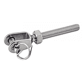 (Lot de 5) Embout fileté à chape soudée - Pas à droite - Petit modèle - Inox A4 image