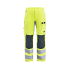 Pantalon de travail multinormes inhérent stretch femme 7191 - Jaune fluo/Marine image 0