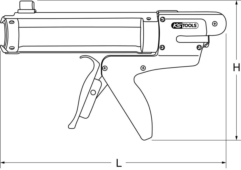pistolet pour cartouche : Pistolet à cartouche hydraulique