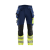 Pantalon de travail haute visibilité stretch 4D 1125 - Marine/Jaune image 0