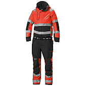 Combinaison de travail imperméable haute visibilité ALNA 2.0 - Rouge image