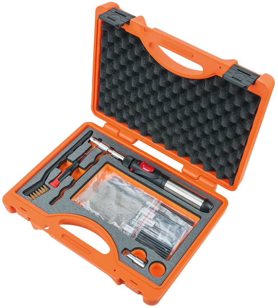 Kit décapotable Kit de réparation PVC d'origine (Venyl), kit de réparation  pour fissures, coupures, trous, abrasion. ect. (avec patch complet