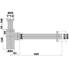 Siphon lavabo Totem version court image 9
