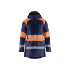 Parka de travail hiver haute visibilité classe 1 4485 - Marine/Orange image 0