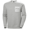 Sweat de travail avec logo - Gris clair image 0