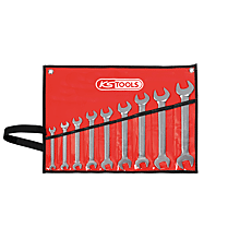 8 clés à fourches en pouces - en trousse image