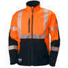 Veste de travail softshell haute visibilité imperméable ICU - Orange image 0