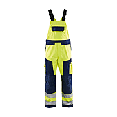 Combinaison de travail sans manches haute visibilité 2660 - Jaune fluo/Marine image