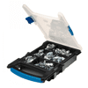 Coffret colliers de serrage - A bande non perforée 9mm - Acier zingué blanc image 0