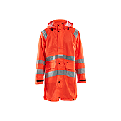 Veste de pluie haute visibilité niveau 1 4324 - Orange fluo image