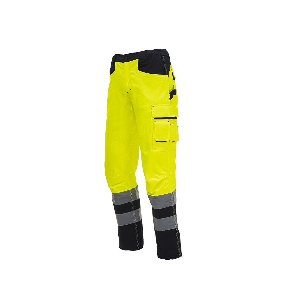 Pantalon de travail deals homme avec bande reflechissante