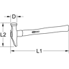 Marteau à garnir 400g image 4