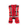Gilet de travail porte-outil haute visibilité 3032 - Rouge fluo image 0